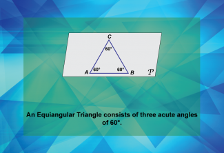 Math Clip Art--Geometry Basics--Classifying TriAngles, Image by Angles, Image 07