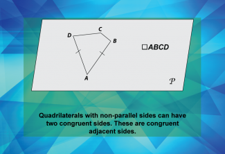 Math Clip Art--Geometry Basics--Quadrilaterals with No Parallel Sides, Image 06