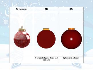Holiday Math Clip Art--Ornament