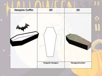 Holiday Math Clip Art--Halloween--Vampire Coffin