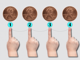 Math Clip Art--Counting Examples--Counting Coins, Image 5