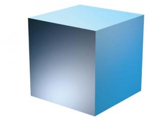 Math Clip Art: 3D Figures--Cube
