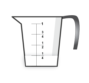 Math Clip Art--Measurement--Measuring Cups, Image 5