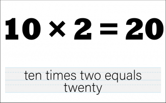 Math Clip Art--The Language of Math--Numbers and Equations, Image 40