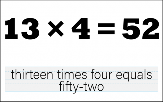 Math Clip Art--The Language of Math--Numbers and Equations, Image 43