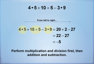 Math Clip Art--Order of Operations, Image  05