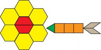 Math Clip Art--Pattern Blocks Design4