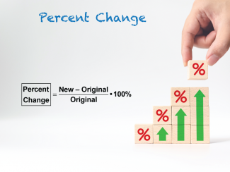 Math Clip Art--Ratios, Proportions, Percents--Percent Change, Image 1