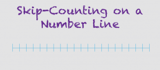 Math Clip Art--Counting Examples--Skip Counting on a Number Line, Image 1