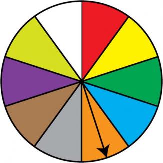 Math Clip Art: Spinner, 10 Sections--Result 5