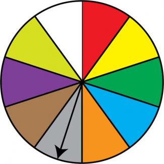Math Clip Art: Spinner, 10 Sections--Result 6
