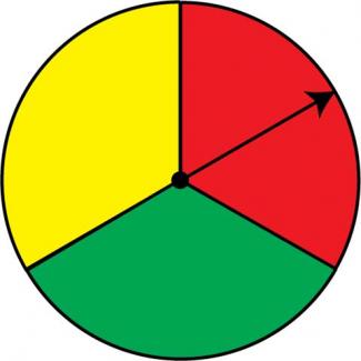 Math Clip Art: Spinner, 3 Sections--Result 2