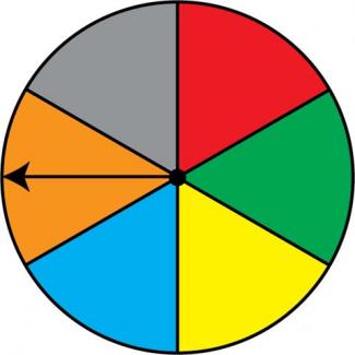 Math Clip Art: Spinner, 6 Sections--Result 5