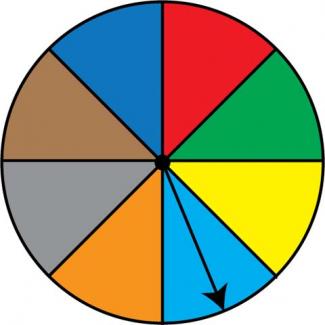 Math Clip Art: Spinner, 8 Sections--Result 4
