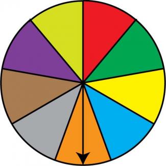 Math Clip Art: Spinner, 9 Sections--Result 5
