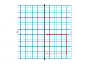 Math Clip Art--Geometry Concepts--Quadrilaterals--Square in Q4