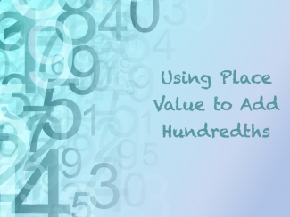 Math Clip Art--Adding Decimals to the Hundredths Place (With Regrouping), Image 01