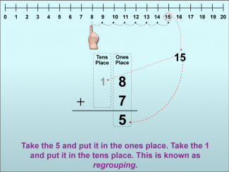 Math Clip Art--Using Place Value to Add Numbers to Twenty, Image 17