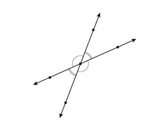 Math Clip Art--Vertical Angles--Unlabeled