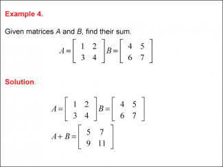 Math Example--Systems of Equations--Matrices--Example 4
