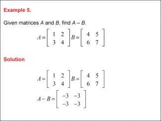Math Example--Systems of Equations--Matrices--Example 5