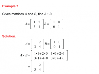 Math Example--Systems of Equations--Matrices--Example 7