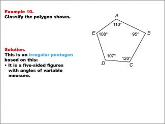 Math Example--Polygons--Polygon Classification: Example 10