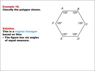 Math Example--Polygons--Polygon Classification: Example 16