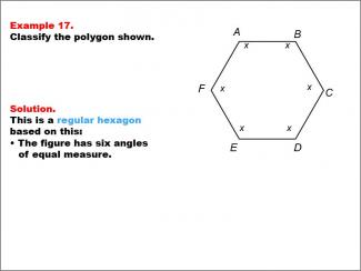 Math Example--Polygons--Polygon Classification: Example 17