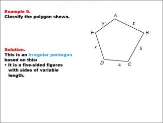 Math Example--Polygons--Polygon Classification: Example 9
