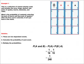 Math Example--Probability Concepts-- The Probability of Conditional Events--Example 1