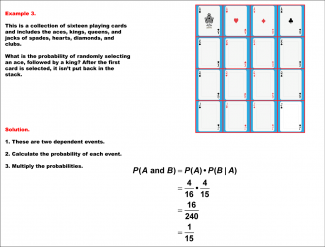 Math Example--Probability Concepts-- The Probability of Conditional Events--Example 3