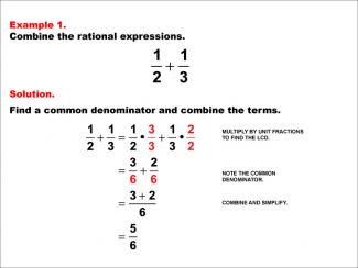 Math Example--Rational Concepts--Rational Expressions: Example 1