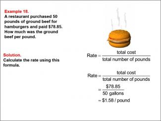 Math Example--Ratios and Rates--Example 18