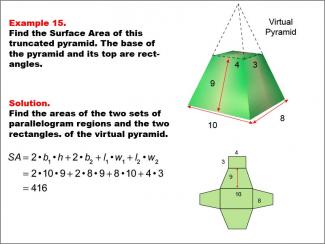 Math Example--Area and Perimeter--Surface Area: Example 15