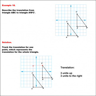 Math Example--Geometric Transformation--Translating Triangles--Example 18