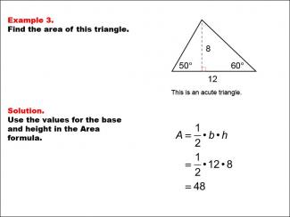 Math Example--Area and Perimeter--Triangles: Example 3