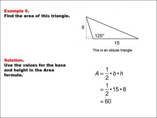 Math Example--Area and Perimeter--Triangles: Example 5