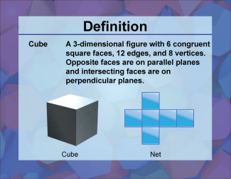 Video Definition 8--3D Geometry--Cube--Spanish Audio