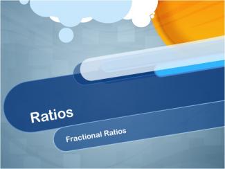 Closed Captioned Video: Ratios: Fractional Ratios