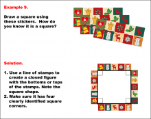 Math Example--Geometric Shapes--Constructing Geometric Shapes: Example 9