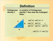 Definition--Geometry Basics--Pythagorean Identity 3