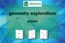 Closed Captioned Video: Desmos Geometry Exploration: Planes