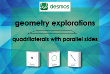 Video Tutorial: Desmos Geometry Exploration: Quadrilateral with Parallel Sides