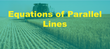 Video Tutorial: Equations of Parallel Lines
