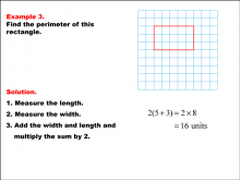 Math Example--Area and Perimeter--Rectangle Perimeter--Example 3