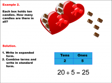 Math Example--Numbers--Models of Numbers in Expanded Form--Example 2