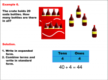 Math Example--Numbers--Models of Numbers in Expanded Form--Example 6
