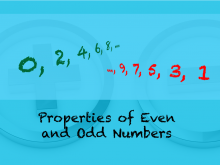 Tutorial: Properties of Even and Odd Numbers