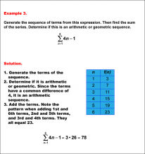 Math Example--Sequences and Series--Example 3